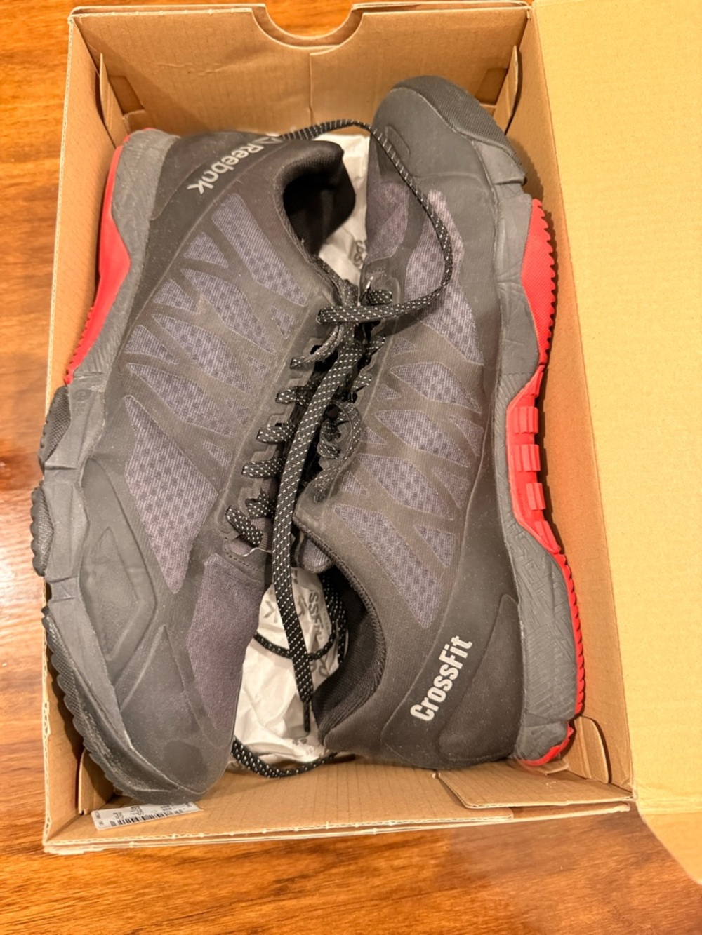 Reebok Men’s CrossFit Speed TR Ropepro Etc Black with Red Accents